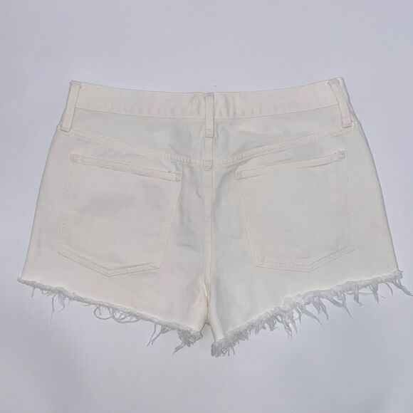 Madewell Relaxed Denim Shorts in Tile White Women’s Size 30 - Picture 5 of 14
